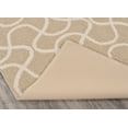 thumbnail image 5 of Mainstays Drizzle Tan/Ivory Indoor Area Rug, 6' x 9', 5 of 5