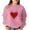 Pink, variant on Inverlee Happy Valentine's Day Sweatshirt Women Cute Love Heart Graphic Sweatshirts Casual Pullover Sweater Tops Crewneck Dressy Casual Long Sleeve Tops for Women