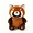 red panda, variant on Kawaii Comfort Soft Animal Plush Throw Pillow Pig Raccoon Panda Stuffed Toys Pillow Decorate Room