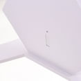 thumbnail image 2 of GOOHOCHY Decorative Storage Rack White Hexagon For Business Owners Kitchen 2Pcs 11.4X10.6X5.9In, 2 of 8