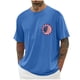 thumbnail image 1 of Tops para hombre, blusas y camisas de cuello redondo y manga corta para hombre, blusas casuales de cuello redondo con estampado de moda para hombre, blusas de cuello redondo y manga corta, camisas par, 1 of 5