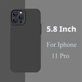 thumbnail image 2 of Designed for iPhone 11 Pro, with Camera Protection, Liquid Silicone Phone Case, 5.8 inches, Black, 2 of 6