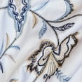 thumbnail image 6 of Fabric Mart Direct Dark Blue, Light Blue Fabric by the Yard, 44 inches or 112 cm Width Blue Cotton Fabric, 4 Yards Cotton with Embroidery Fabric, Upholstery Fabric, Fabric For Curtains Pillows, 6 of 7