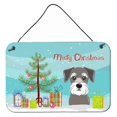 thumbnail image 1 of Caroline's Treasures - Árbol de Navidad y Schnauzer para colgar en la pared o en la puerta BB1578DS812, 8HX12W Caroline's Treasures BB1578DS812, 1 of 1