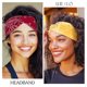 thumbnail image 2 of Diadema Urieo Boho Bandanas, turbante para la cabeza, deporte, yoga, mujer, x4, 2 of 7