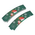 thumbnail image 1 of Fundas Para Tazas De Café Cálidas, Patrones Navideños De Halloween, Fundas Desechables Para Tazas, Tamaños Ajustables, Papel Aislante, Materiales Degradables Para Bebidas, 1 of 7
