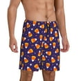 thumbnail image 2 of Sikiie Candy Corn (2) Mens Pajama Shorts, Lightweight Lounge Pant with Pockets Soft Sleep Pj Shorts for MenXX-Large, 2 of 6