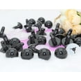 thumbnail image 6 of 100Pcs Spiral Solid Black Plastic Safety Eyes with 100Pcs Washers, Safety Eyes Crochet Crafts for Bear, Doll, Puppet, Plush Animal and DIY Craft, 6 of 9