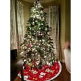thumbnail image 4 of GZHJMY Christmas Tree Skirt Xmas Tree Skirts 48" Christmas Santa and Bear Christmas Tree Mat for Christmas Holiday Party Ornaments, 4 of 6
