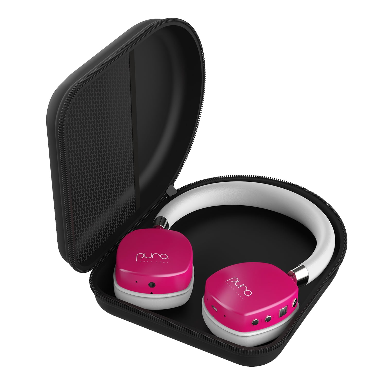 Puro Sound Labs Puro Quiet Plus Volume Limited on Ear Active Noise Cancelling Bluetooth Headphones Pink Shop 2024 Deals Walmart