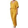 thumbnail image 2 of Pyhlmscde Womens Jumpsuit, 2 Piece Sets for Women Summer, Jumpsuits for Women Casual, 2 of 4