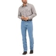 thumbnail image 3 of Vaqueros Wrangler de corte vaquero, ajustados, para hombre, lavado envejecido, 3 of 4
