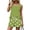 Green, variant on Two Piece Sets for Women Summer Casual Short Sets for Women Beach Vacation Sleeveless Tank Top Square Neck Drawstring Polka Dots Travel Outfits Orange XXXL
