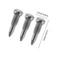 thumbnail image 2 of FELTECHELECTR 30Ud Tornillos Metal Rat-Tail Para Reparación De Saxófono Alto Accesorios Duraderos Plata, 2 of 7