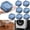 8-Pack, variant on Bxaolu 4 Pack Furniture Risers, Adjustable Bed Risers Heavy Duty Stackable Bed Raisers for Table Desk Couch Chair Sofa Cabinet Bed Legs Lift Height 1.38" (8, Blue)