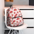 thumbnail image 5 of Pofeuu Watermelon Print Laptop Backpack Travel Canvas Backpack for School Lightweight and Comfortable Backpack College Backpack Schoolbag, 5 of 6