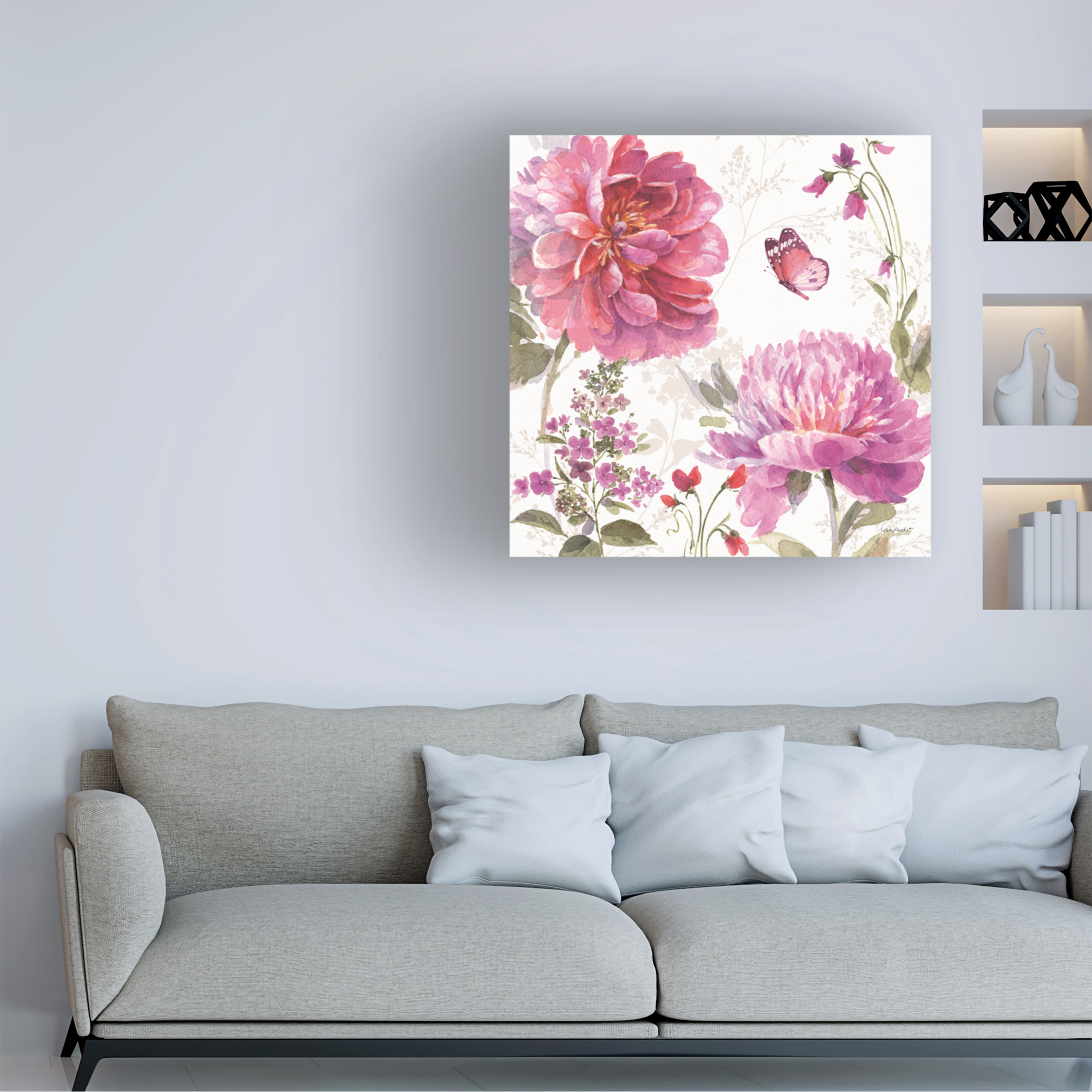 Lisa Audit 'Obviously Pink 19' Canvas Art