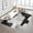 Grey, variant on Modern Abstract Area Rugs 5x7 Soft Neutral Throw Rugs, Stain-Resistant Contemporary Indoor Floor Cover, Foldable Ultra-Thin Accent Carpet for Living Room, Kitchen, Bedroom, Brown