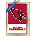 thumbnail image 3 of NFL Arizona Cardinals - Logo 21 Wall Poster, 14.725" x 22.375", Framed, 3 of 3