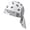 White, variant on Elastic Fit Motorcycle Headgear a Breathable Skull Cap Hat for Under Helmet. A Stretchy Head Scarf Bandana for Biking Cycling and Outdoor Riding. Moisture Wicking Comfort