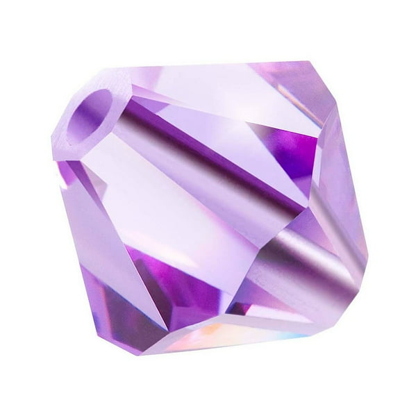 3mm Hole: 0.8mm Crystal Beads Czech Crystal Bicone(451 69 302 Rondelle) 20310 Violet