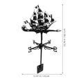 thumbnail image 2 of UPGRATOR Exterior Con Veleta De Pirata En Hierro Negro Para Jardín Y, 2 of 8