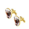 thumbnail image 2 of Rabbit Elegant Dress Shirt Cufflinks Set Made of Stainless Steel for Formal Occasions, 2 of 6