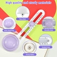 thumbnail image 6 of 2Pcs Circular Paper Cutter with 4 Cutter Head Adjustable Circle Paper Trimmer Reusable Rotary Circle Cutter Anti-Slip Circle Cutting Tool for Paper Art and DIY Crafts Scrapbooking Cards Making, 6 of 6