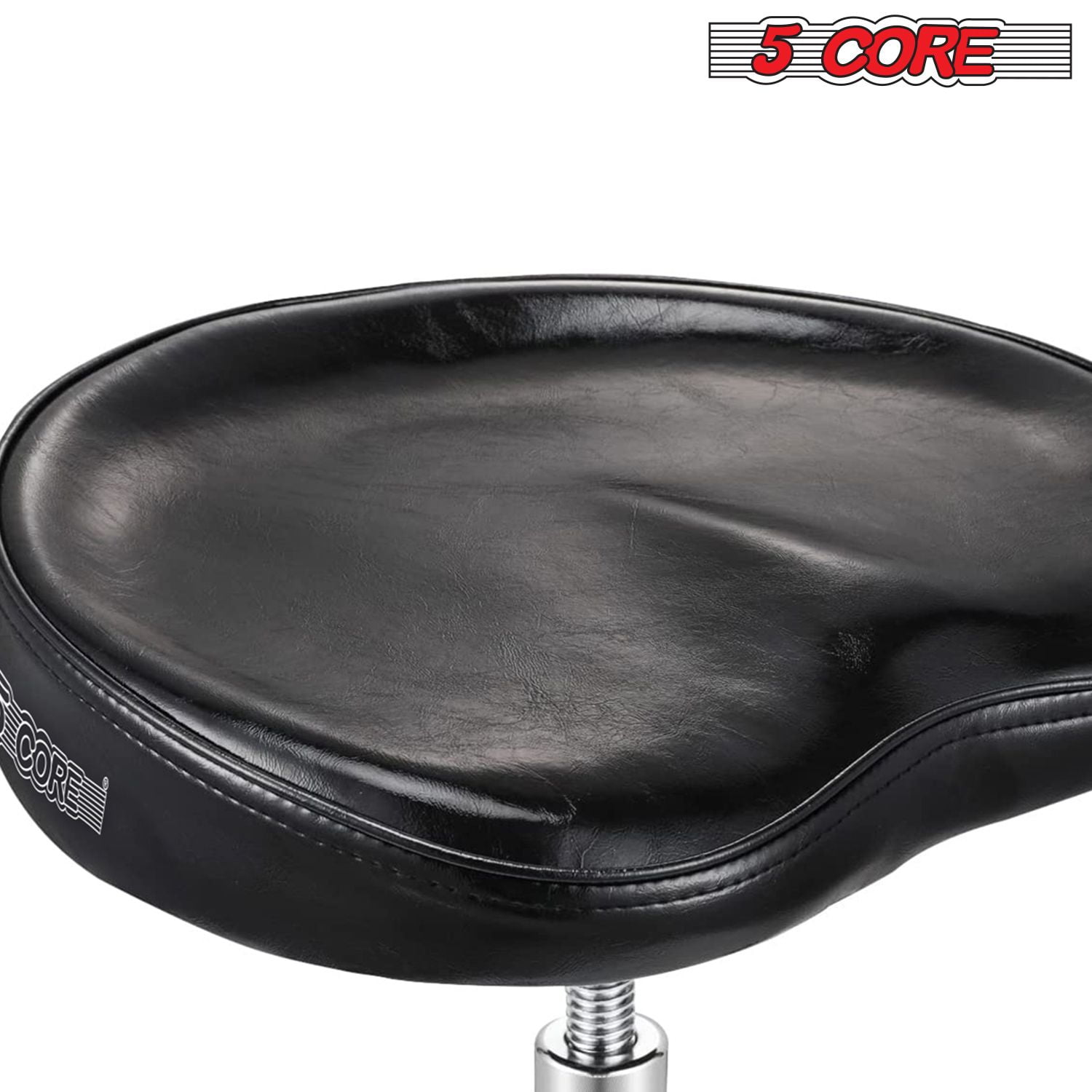 Drum Throne Padded Guitar Stool Adjustable Heavy Duty Saddle Music Chair Seat Universal for Adults & Kids with Anti Slip Rubber Feet