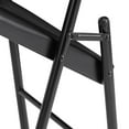 thumbnail image 2 of Basics by NPS 900 Series All-Steel Folding Chair, Pack of 4 - Black, 2 of 5