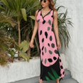 thumbnail image 3 of Leopard Print Pattern Sleeveless Dress Female Clothing Dress Women Summer 2025 Dress, 3 of 7