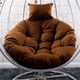 thumbnail image 2 of Cojines de silla de hamaca de Papasan gruesos, cojín de almohadilla suave con reposacabezas para el hogar, jardín, interior, exterior, silla colgante, asiento de columpio Fivean unisex, 2 of 2