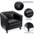 thumbnail image 2 of Black Leather Lounge Chair, 2 of 9