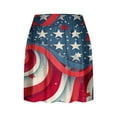 thumbnail image 5 of CLOISE Athletic Skorts for Women Patriotic Multicolor S Summer Trendy Casual Athletic Shorts For Running Tennis Golf Sport Sexy Comfy American Flag Printed Workout Shorts, 5 of 5