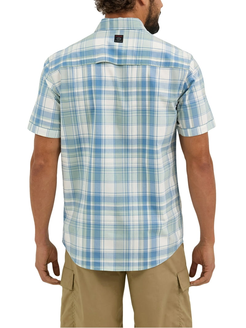 ATG By Wrangler Men's Thermal Lined Flannel Shirt - Button-Down With Moisture-Wicking, UPF 30