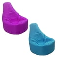 thumbnail image 1 of Silla puf para juegos XXL sin funda para puf de relleno - azul y morado Soledad Funda para puf reclinable para juegos, 1 of 10