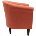 thumbnail image 5 of Fox Hill Trading Marlee Club Chair, Orange, 5 of 6