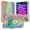A Rainbow Blue, variant on TECH CIRCLE Shockproof Case for iPad Mini 8.3" (A17 Pro) and iPad Mini 6 8.3" (6th Gen), 3-Layer Rugged Case with Built-in Kickstand, Pencil Holder, Drop Protection, Impact Resistant (Rosegold)