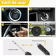 thumbnail image 2 of Compresor de aire inflador llantas BLOOSOM 12V 100psi Color blanco, 2 of 6