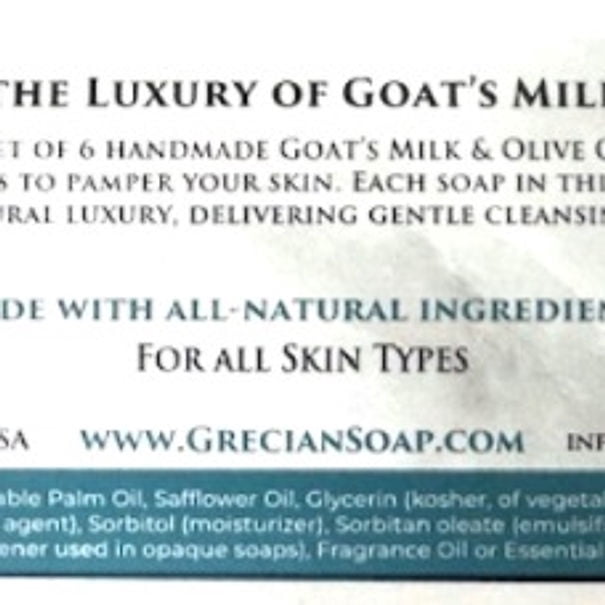Goat's Milk & Olive Oil Soap, 6-Pack, Assorted Popular Fragrances