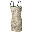 thumbnail image 6 of Ladies Elegant Sling Sleeveless Sexy Dress leaf, 6 of 6