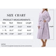thumbnail image 5 of MOSHU Premium Robes for Women Super Soft Cozy Fleece Womens Robe Plush Long Bathrobe with Pockets, 5 of 8