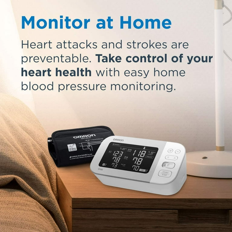 OMRON Platinum Blood Pressure Monitor with Free 6-month Premium Mobile App  Trial, Upper Arm Cuff, Digital Bluetooth Blood Pressure Machine, Stores Up  To 200 Readings for Two Users (100 readings each) 