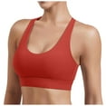 thumbnail image 3 of Everyday Bras for Women Pack of Bra Women S Bras Sports Bra Low Support 2 Cup Push up Bra Womens Bras No Underwire High Support Sports Bras One Shoulder Sports Bra Top Women Sports Bra High Red M, 3 of 6