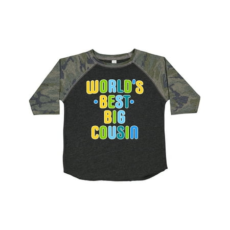 

Inktastic Worlds Best Big Cousin Gift Toddler Boy Girl T-Shirt