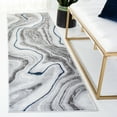 thumbnail image 3 of SAFAVIEH Craft Angjelko Abstract Runner Rug, Grey/Blue, 2'3" x 6', 3 of 9