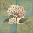 thumbnail image 2 of Pinto, Patricia 12x12 White Modern Wood Framed Museum Art Print Titled - Hydrangeas on Green I, 2 of 4
