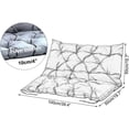 thumbnail image 2 of SQDWYGG Outdoor Swing Cushions with Backrest, 2 or 3 Person Seat Bench Replacement Waterproof Cushion for Outdoor Patio Porch Garden Furniture Swing Chair,Bamboo Leaf,39.4x39.4in, 2 of 6