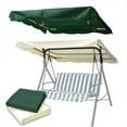 Flexzion Swing Canopy Cover (Green) 77"x43" Deluxe Polyester Top