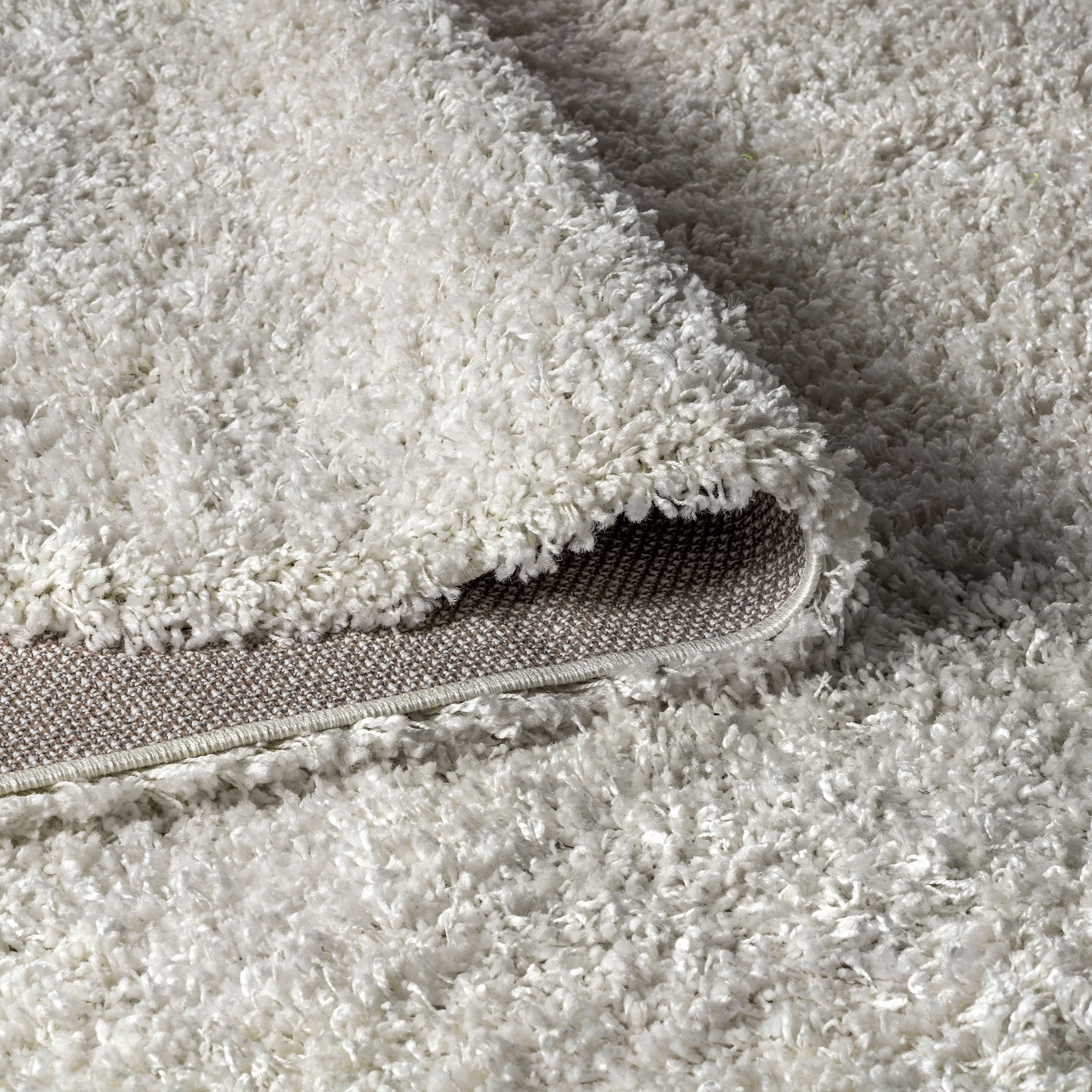 JONATHAN Y MERCER SHAG 2 x 8 Runner Rug, Mercer Plush - White, MCR106A-28